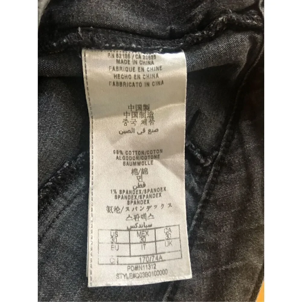 Guess  Jeans Dark Denim Jeans Skinny Low Rise Size 30